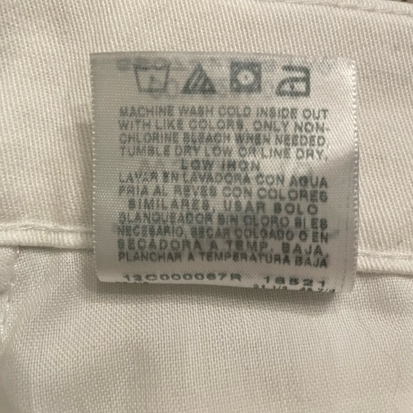Lee Riders Easy Care white Capri pants, size 14 - Picture 5 of 10